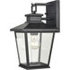 Bellmon 1 Light 13 inch Powder Coated Black Outdoor Wall Sconce